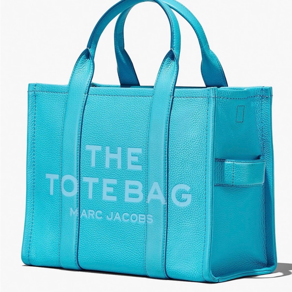 Marc Jacobs Turquoise Tote Bag - Picture 2 of 9